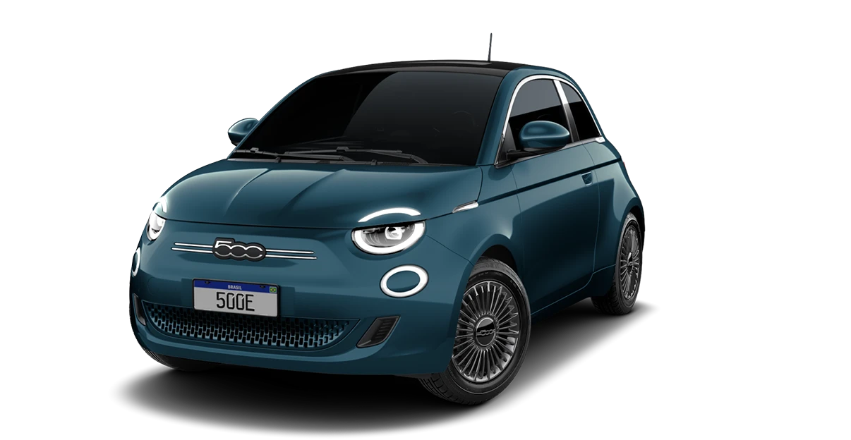 500e ICON 2022 Verde Oceano Eco Pelle bicolore