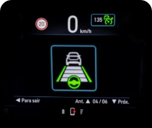 Botões do Ar-condicionado no painel do Novo Fiat 500e com detalhes na cor cinza.